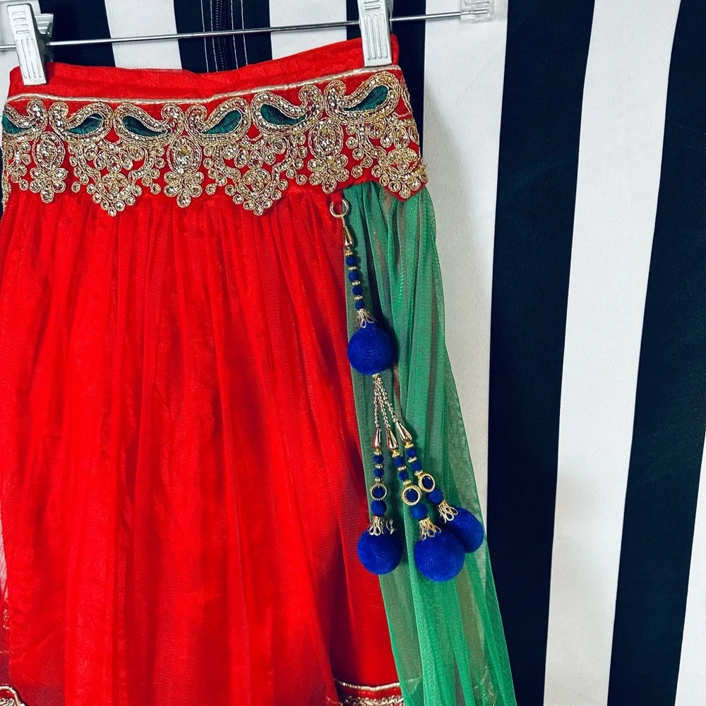 Traditional Gypsy Belly Dancer Fortune TellerSkirt